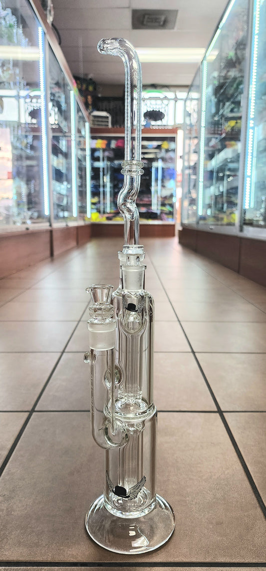 Sheldon Black Double Bubbler