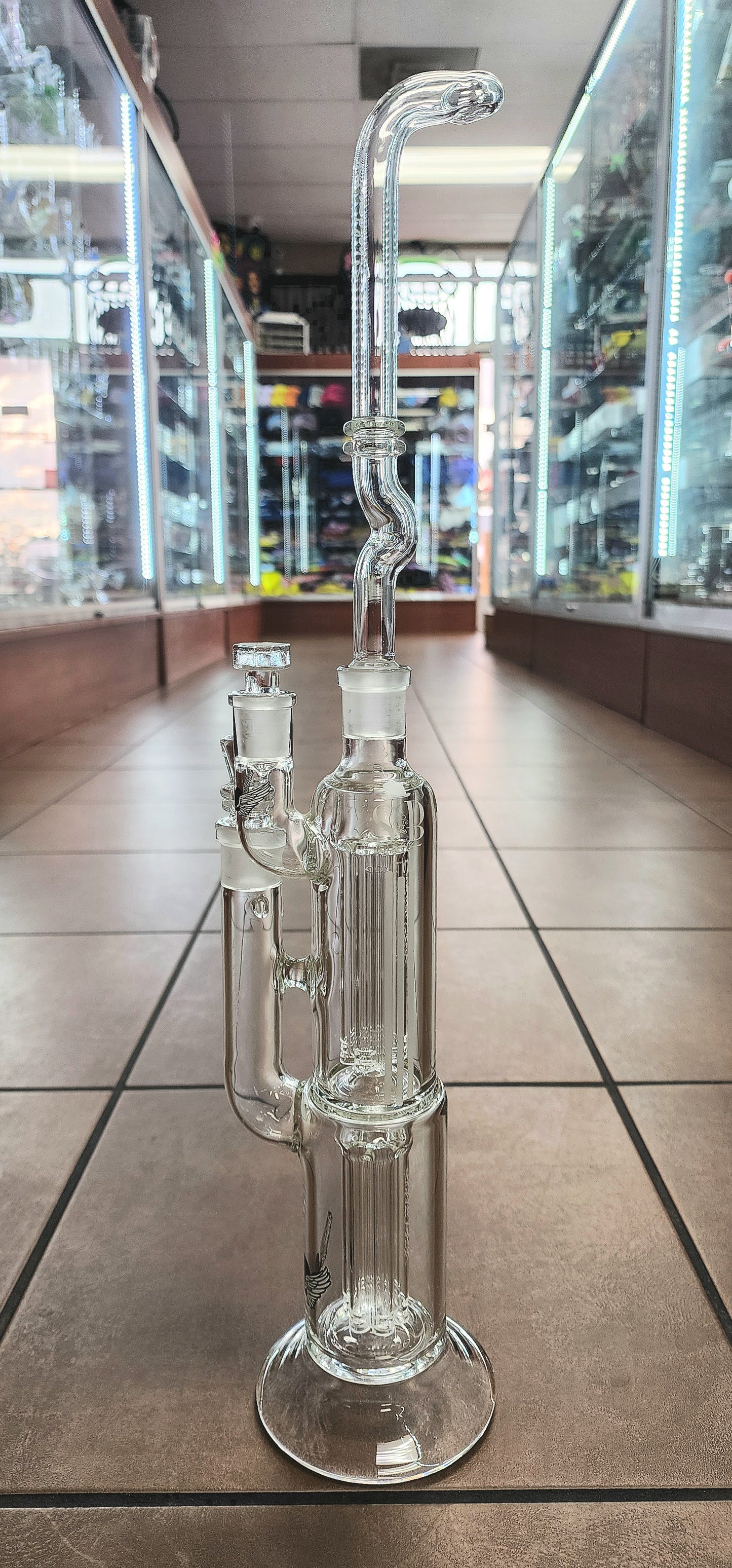 Sheldon Black Double Bubbler