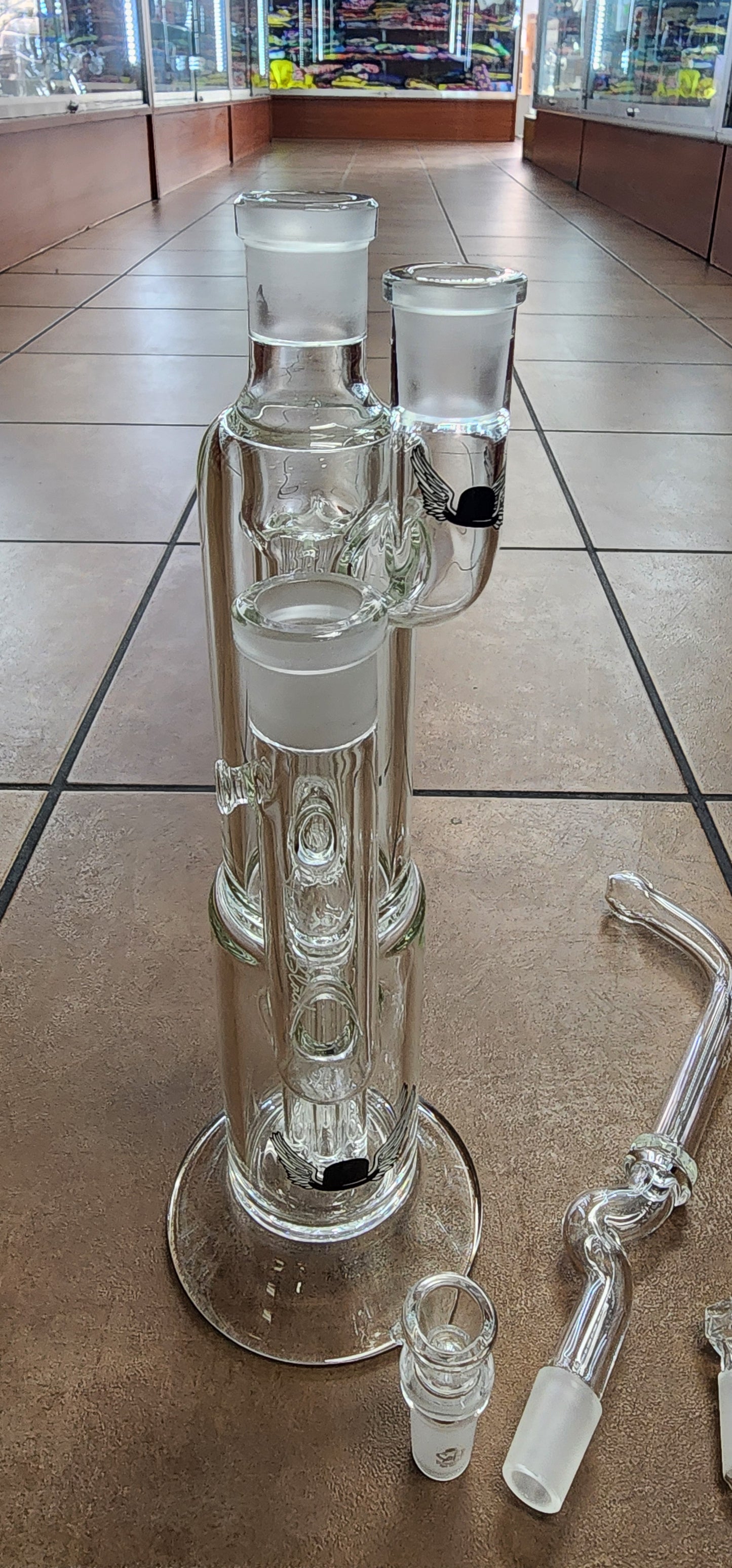 Sheldon Black Double Bubbler