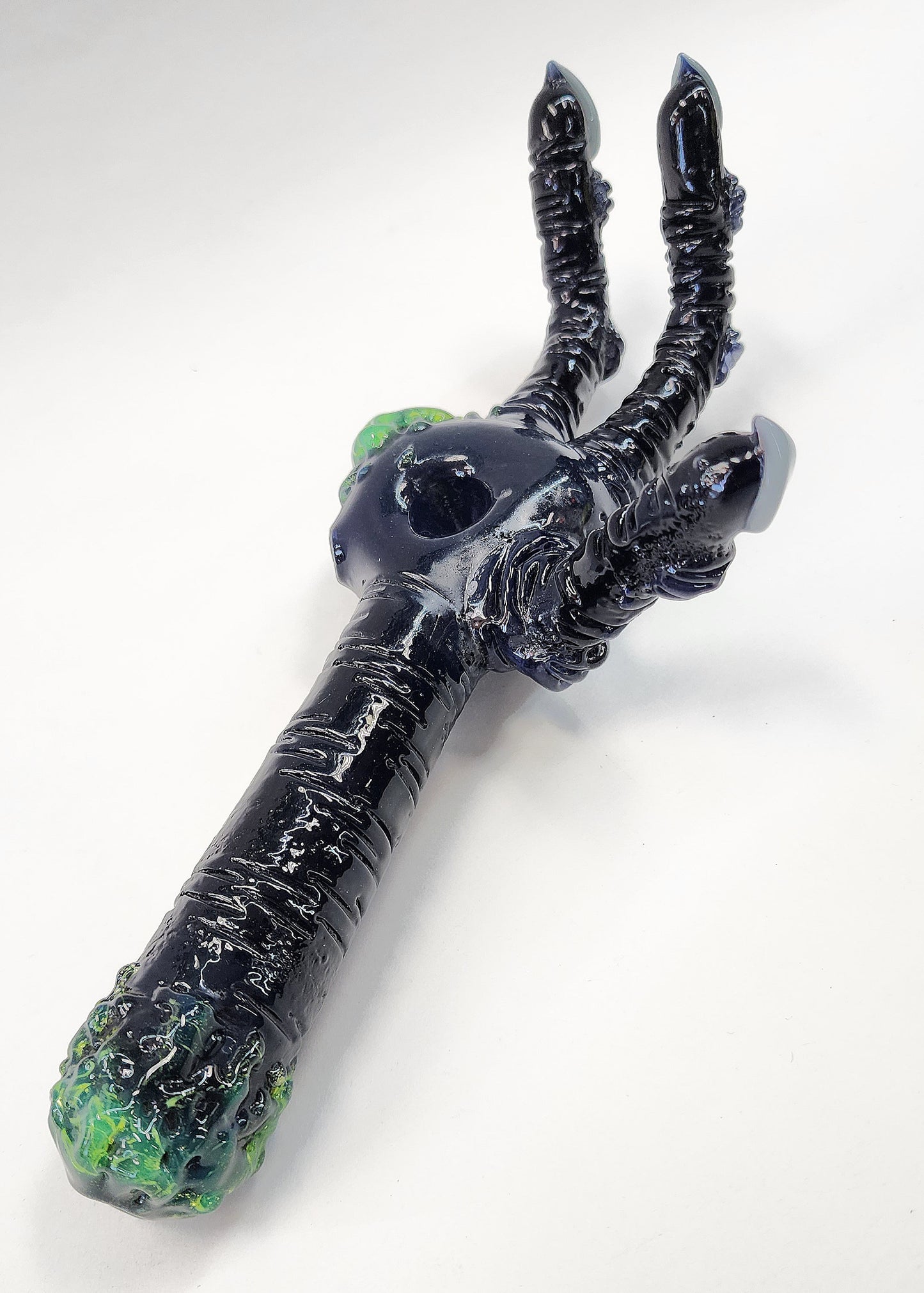 Rated R Glass Alien Hand Pipe