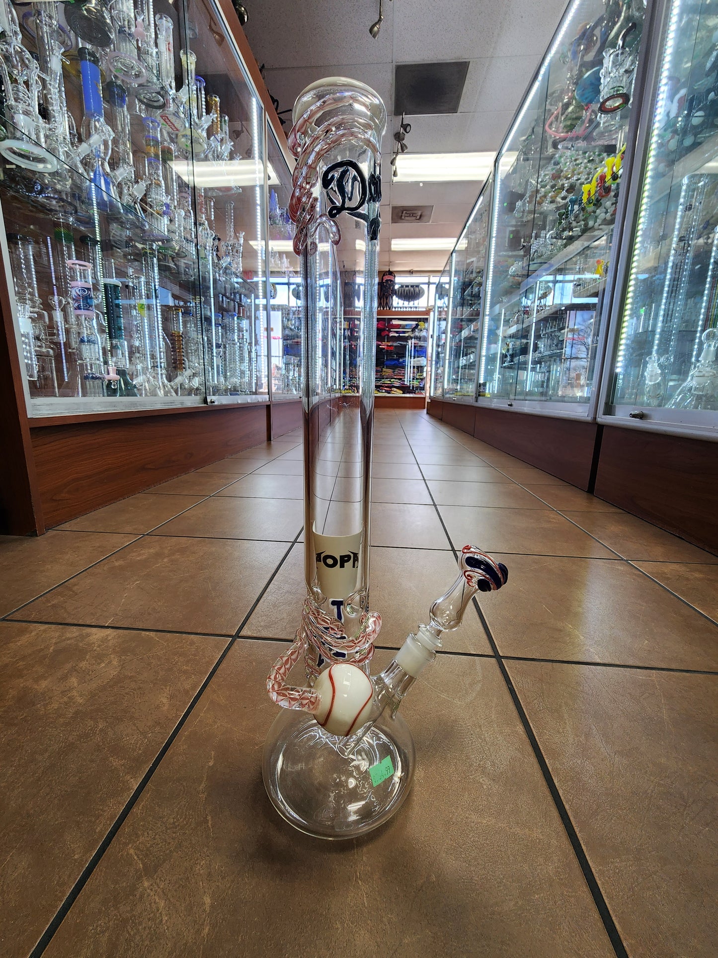 Dave "Popa" Popowitz Dodgers Beaker Bong