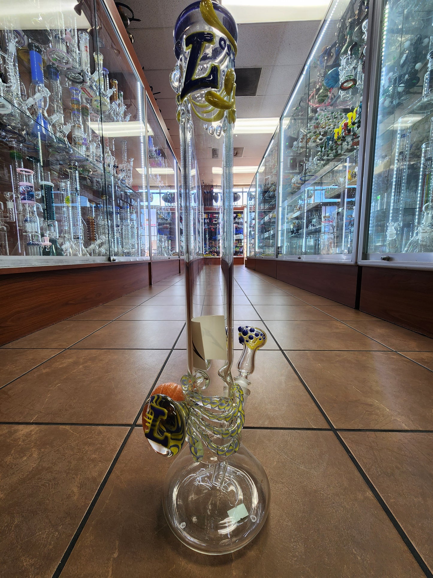 Dave "Popa" Popowitz LA Lakers Beaker Bong