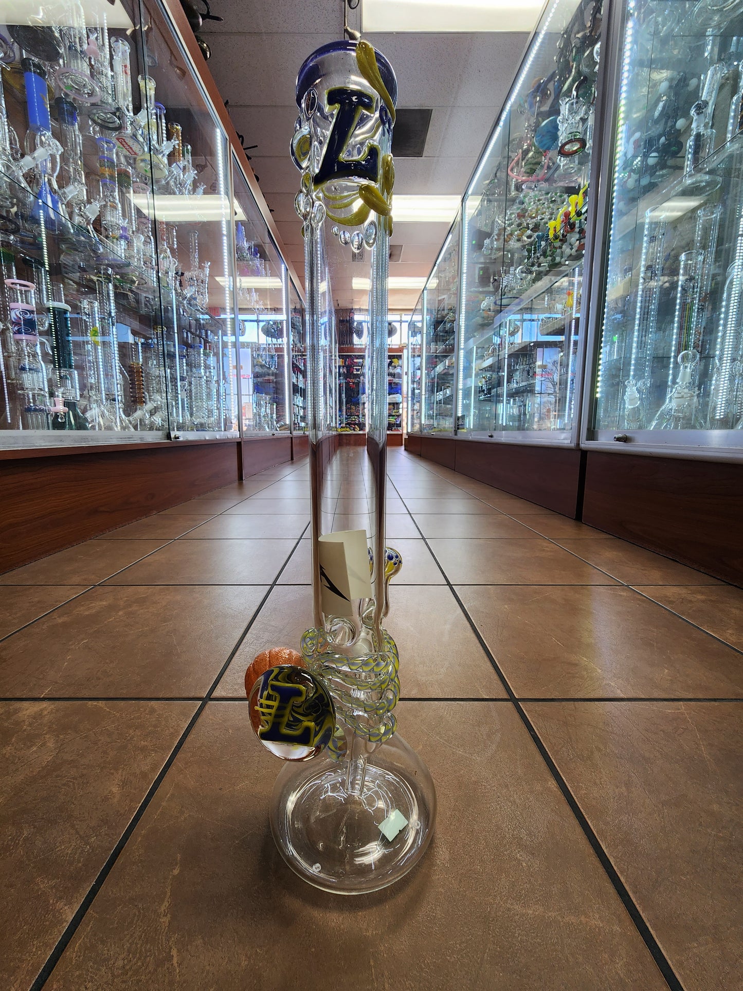 Dave "Popa" Popowitz LA Lakers Beaker Bong